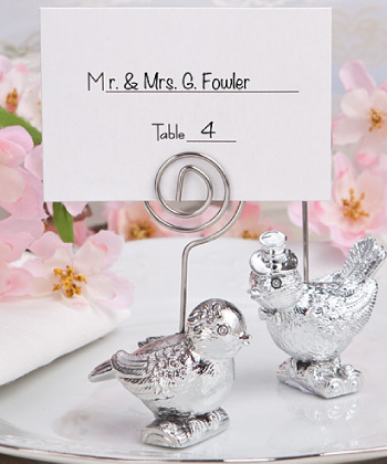 Lovebirds Place Card Holders