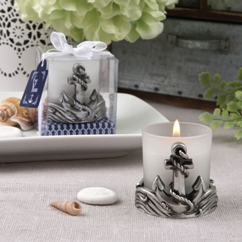 MAGNIFICENT ANCHOR DESIGN CANDLE VOTIVE FROM FASHIONCRAFT