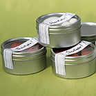 Round Tins with Clear Top Lids