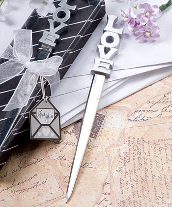 LOVE DESIGN LETTER OPENER FAVORS