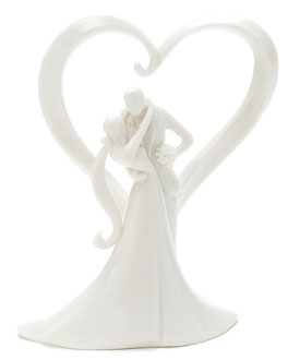 Stylish Embrace Cake Topper