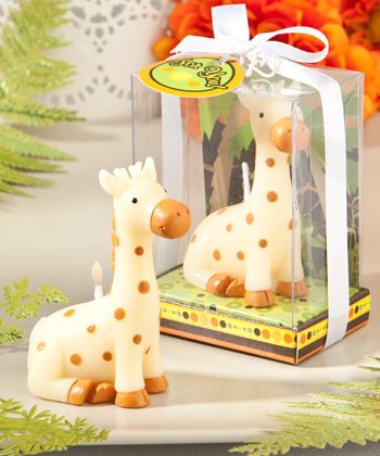 Jungle Critters Collection Baby Giraffe Candles