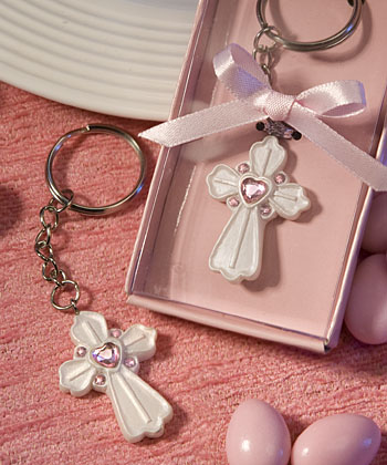 Cross Design Favor Saver Key Chain Favors