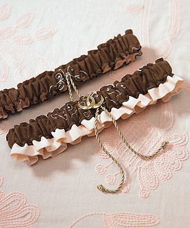 Romantic Vintage Western Garter Set