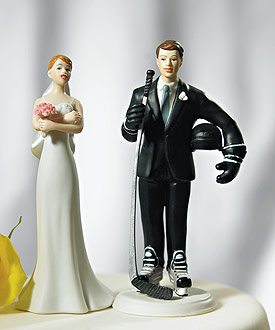 Hockey Groom Mix & Match Cake Topper