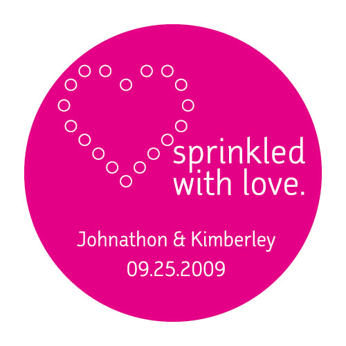 Sprinkled with Love Stickers ( set of 50 )