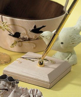 Love Bird Pen with Base