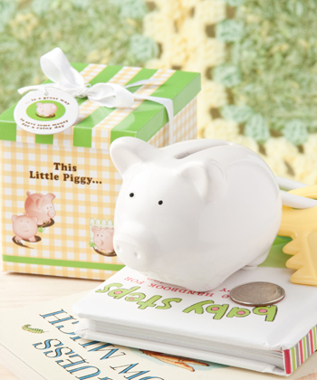 "This Little Piggy" ceramic bank