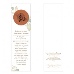 Musical Memorial Bookmarks