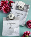 Cinderella's carriage note pad favors