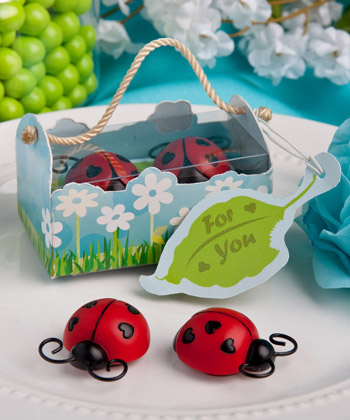 Ladybug magnet favors