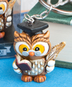 Wise Graduation Owl Key Ring