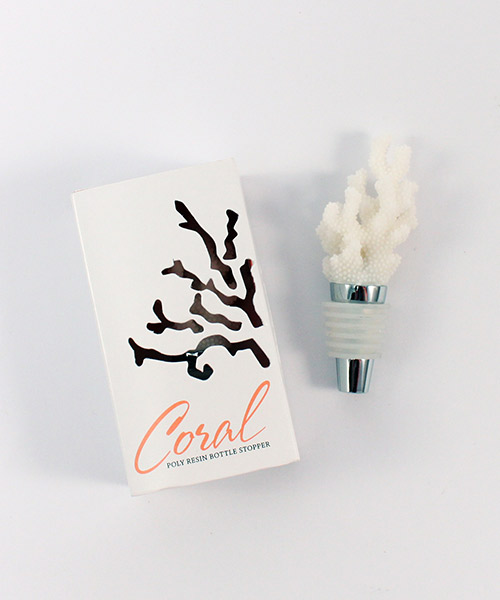 Coral Bottle Stopper