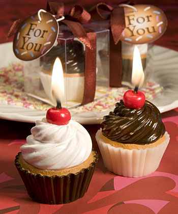 Yummy! Cupcake Candle Favors