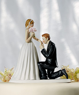 A "Cinderella Moment" Figurine - Wedding Cake Topper