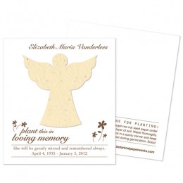 Angel Plantable Memorial Cards