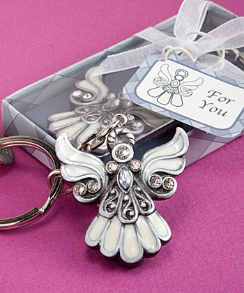 Angel design keychain favors