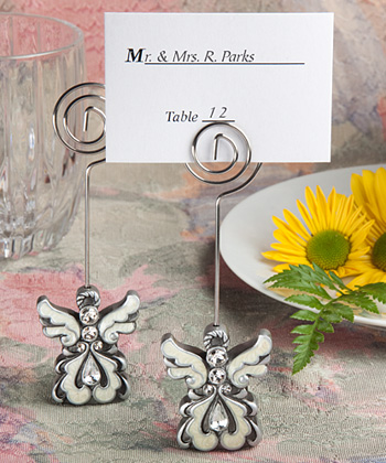Angel design place card holders