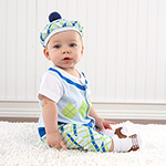 "Big Dreamzzz Baby Boy Golfer" Three-Piece Layette Set