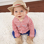 "Big Dreamzzz Baby Cowboy" Two-Piece Layette Set