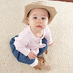 "Big Dreamzzz Baby Cowgirl" Two-Piece Layette Set