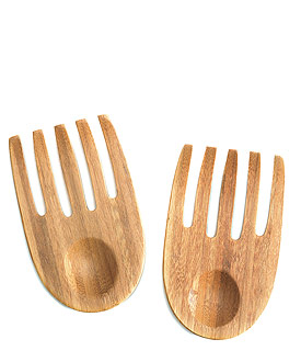 "Hand in Hand" Bamboo Server Set