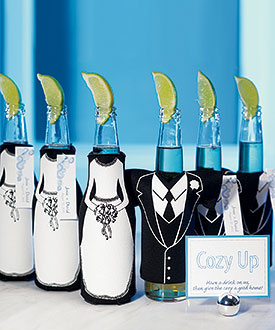 Wedding Party Beer Bottle Holder Favors