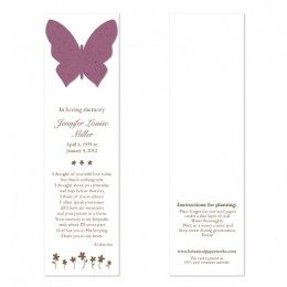 Butterfly Memorial Bookmarks