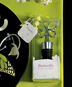 Butterfly Wine Stopper in Gift Packaging