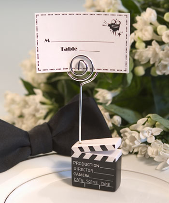 Clapboard Style Placecard Holder