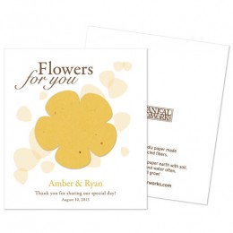 Classic Flower Plantable Seed Paper Favor