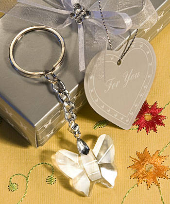 Choice Crystal Butterfly Design Key Chains