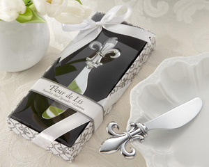 Fleur-de-Lis Chrome Spreader