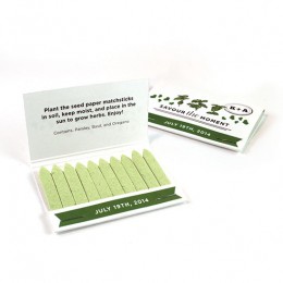 Herb Matchstick Garden Favor