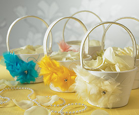 I Do . . . Color  Flower Girl Basket