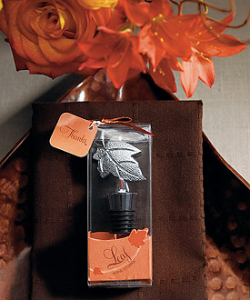 Leaf Wine Stopper in Gift Packaging