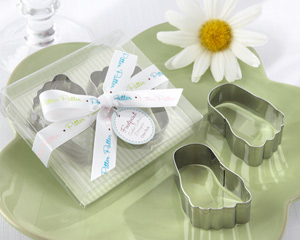 Pitter-Patter of Little Feet Stainless-Steel Baby Footprint Cookie Cutters