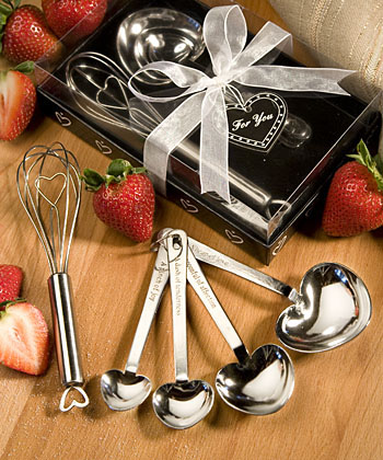 Measuring Spoon and Whisk Favor Sets