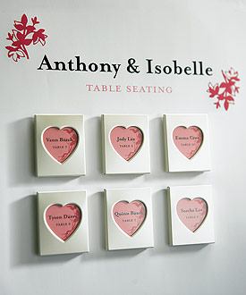 Mini Magnet Back Aluminum Heart Photo Frames ( Set of 3 )