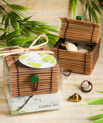 Natural Selections Collection bamboo trinket boxes