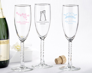 Personalized Champagne Flute Choose from Many Designs
