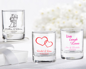 Personalized Shot Glass - Votive Holder