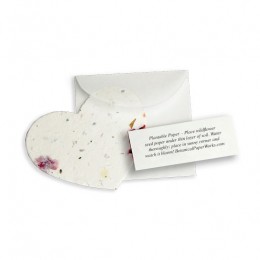 Plantable Heart Note Favor