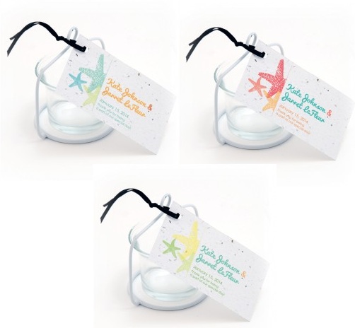 Plantable Starfish Favor Tag