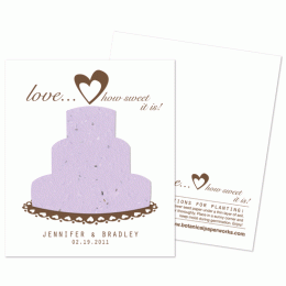 Plantable Sweet Love Pastel Favor