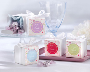 Sassy Circles "Make It Yours" Personalized Favor Box Kit (Set of 24)