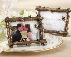 "Scenic View" Tree-Branch Place Card/Photo Holder
