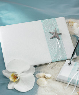 Seaside Allure Traditional Guest Book