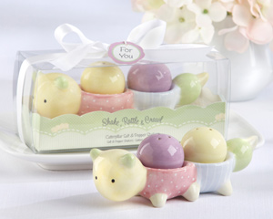 Ceramic Caterpillar Salt Pepper Shakers