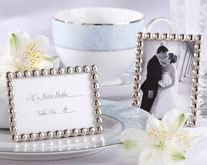 "Silver Pearls" Mini Photo Frame